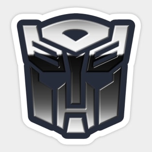 Autobot Steel Chrome Sticker